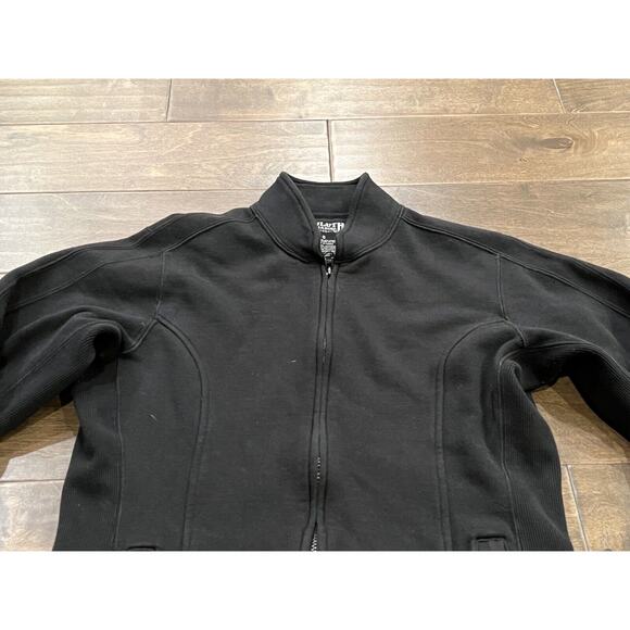 Duluth Trading Womens Black Full Zip Heavyweight Long Sleeve Sweatshirt Size S - Picture 4 of 9